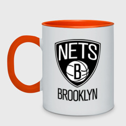 Кружка двухцветная Nets Brooklyn