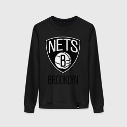 Женский свитшот хлопок Nets Brooklyn