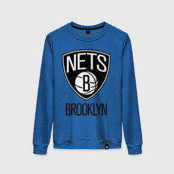 Женский свитшот хлопок Nets Brooklyn