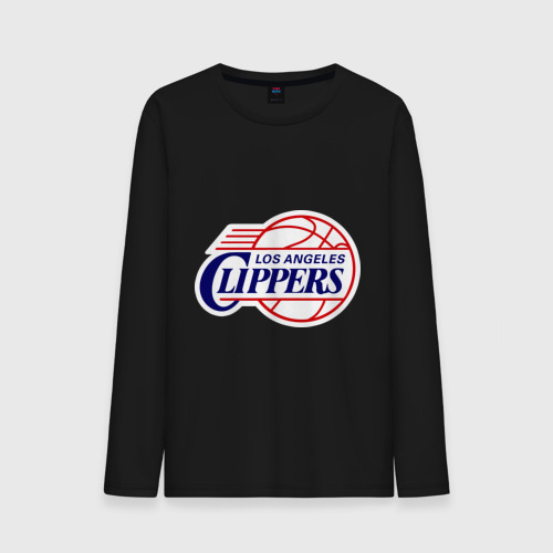 Мужской лонгслив хлопок LA Clippers, цвет черный