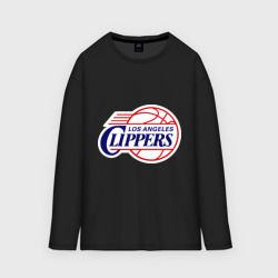 Мужской лонгслив oversize хлопок LA Clippers