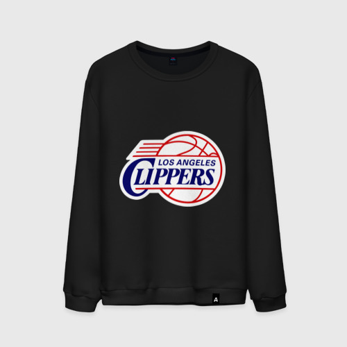 Мужской свитшот хлопок LA Clippers, цвет черный