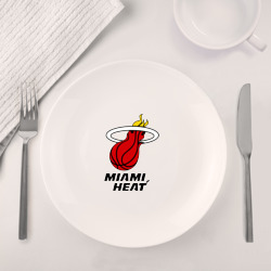 Набор: тарелка + кружка Miami Heat-logo - фото 2