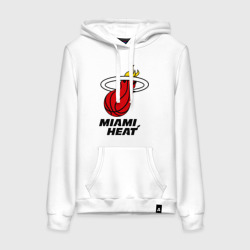 Женская толстовка хлопок Miami Heat-logo