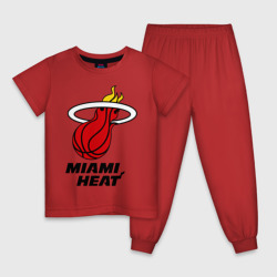 Детская пижама хлопок Miami Heat-logo