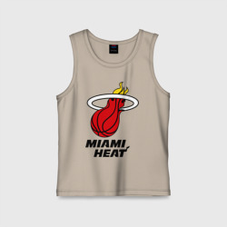 Детская майка хлопок Miami Heat-logo