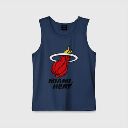 Детская майка хлопок Miami Heat-logo