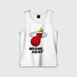 Детская майка хлопок Miami Heat-logo