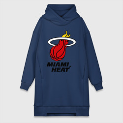 Платье-худи хлопок Miami Heat-logo