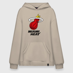 Худи SuperOversize хлопок Miami Heat-logo