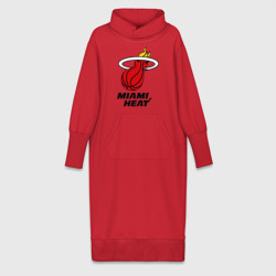 Платье удлиненное хлопок Miami Heat-logo