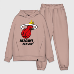 Мужской костюм oversize хлопок Miami Heat-logo