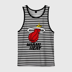 Мужская майка хлопок Miami Heat-logo