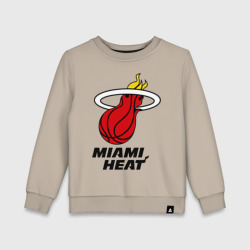 Детский свитшот хлопок Miami Heat-logo