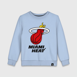 Детский свитшот хлопок Miami Heat-logo