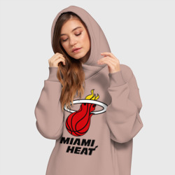 Платье-худи хлопок Miami Heat-logo - фото 2