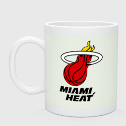 Кружка керамическая Miami Heat-logo