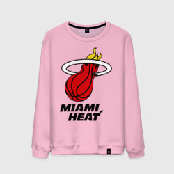 Мужской свитшот хлопок Miami Heat-logo