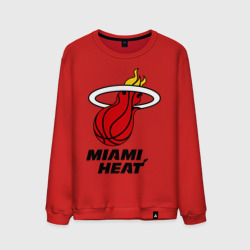 Мужской свитшот хлопок Miami Heat-logo