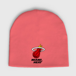 Женская шапка демисезонная Miami Heat-logo