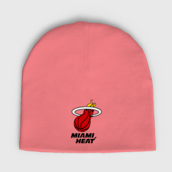 Женская шапка демисезонная Miami Heat-logo