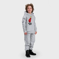 Детский костюм хлопок Oversize Miami Heat-logo - фото 2