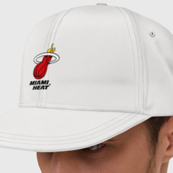 Кепка снепбек с прямым козырьком Miami Heat-logo