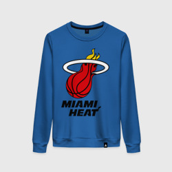 Женский свитшот хлопок Miami Heat-logo