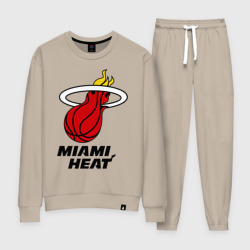 Женский костюм хлопок Miami Heat-logo