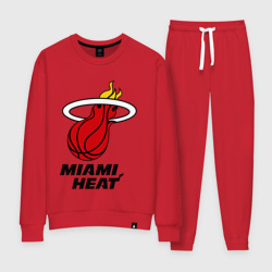 Женский костюм хлопок Miami Heat-logo