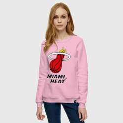 Женский свитшот хлопок Miami Heat-logo - фото 2