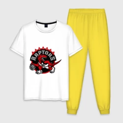 Мужская пижама с белой футболкой хлопок Toronto