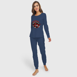 Женская пижама с лонгсливом хлопок Toronto - фото 2