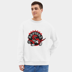 Мужской свитшот oversize без начеса хлопок Toronto - фото 2