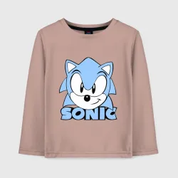 Детский лонгслив хлопок Соник