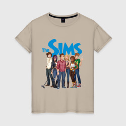 Женская футболка хлопок The Sims Heroes