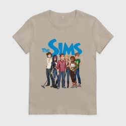 Женская футболка хлопок The Sims Heroes