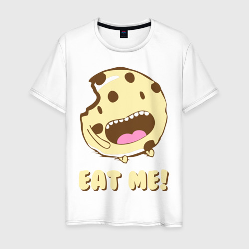 Мужская футболка хлопок Eat me! I'm Cake!