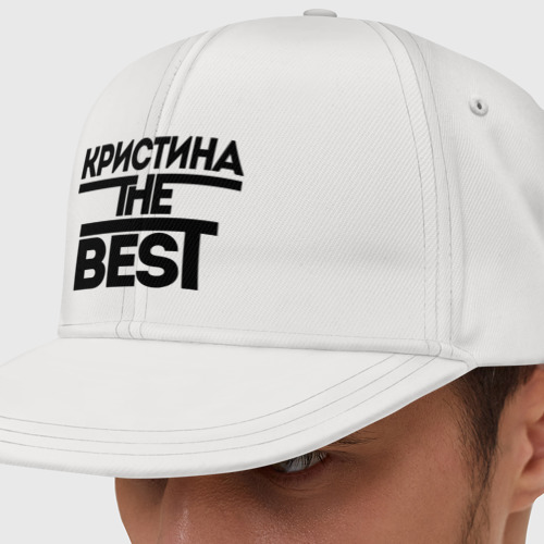 Кепка снепбек с прямым козырьком Кристина the best Фото 01 Кепка снепбек с прямым козырьком Кристина the best Фото 01