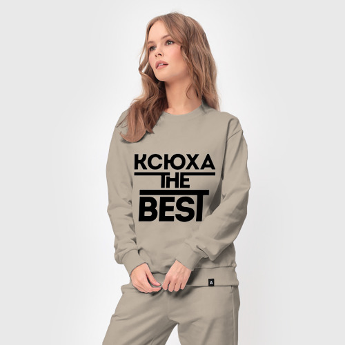 Женский костюм хлопок Ксюха the best, цвет миндальный - фото 5