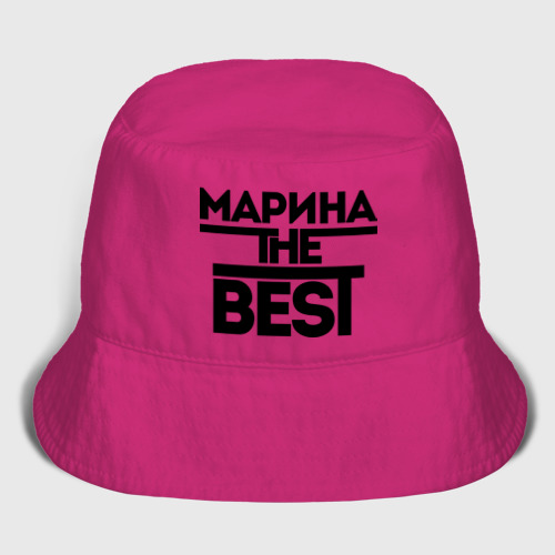 Женская панама хлопок Марина the best, цвет ярко-розовый