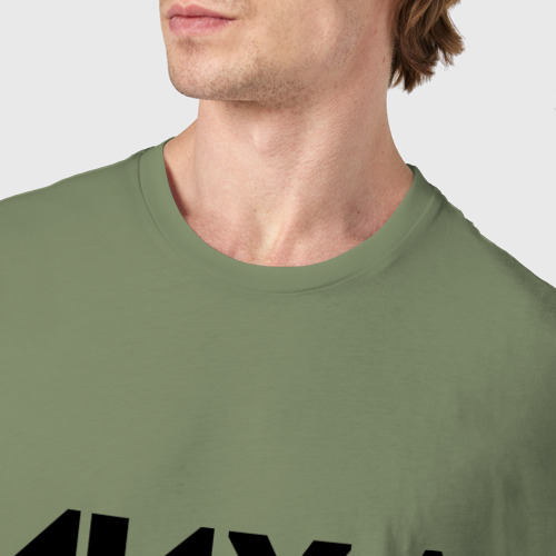 Мужская футболка хлопок Миха the best, цвет авокадо - фото 6