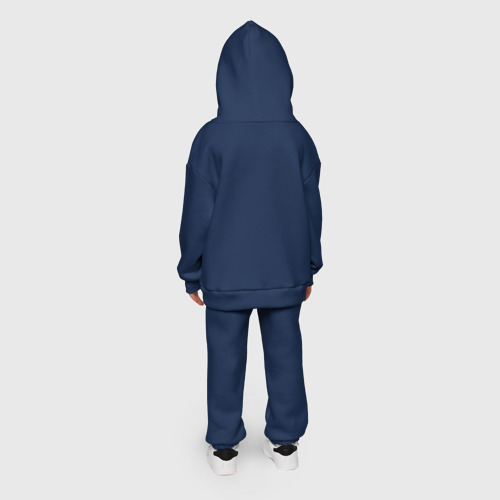 Детский костюм хлопок Oversize Улыбчивый мем, цвет темно-синий - фото 10