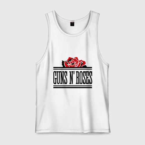 Мужская майка хлопок Guns n roses red