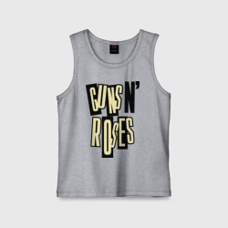 Детская майка хлопок Guns n roses cream