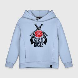 Детское худи Oversize хлопок Guns n roses rose