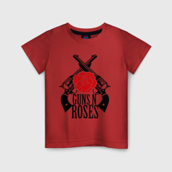 Детская футболка хлопок Guns n roses rose