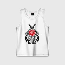 Детская майка хлопок Guns n roses rose