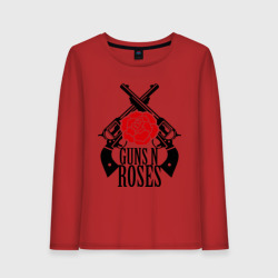 Женский лонгслив хлопок Guns n roses rose