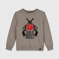 Детский свитшот хлопок Guns n roses rose